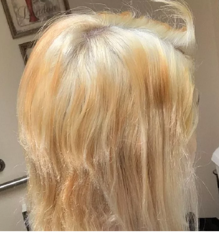 Неудачное окрашивание