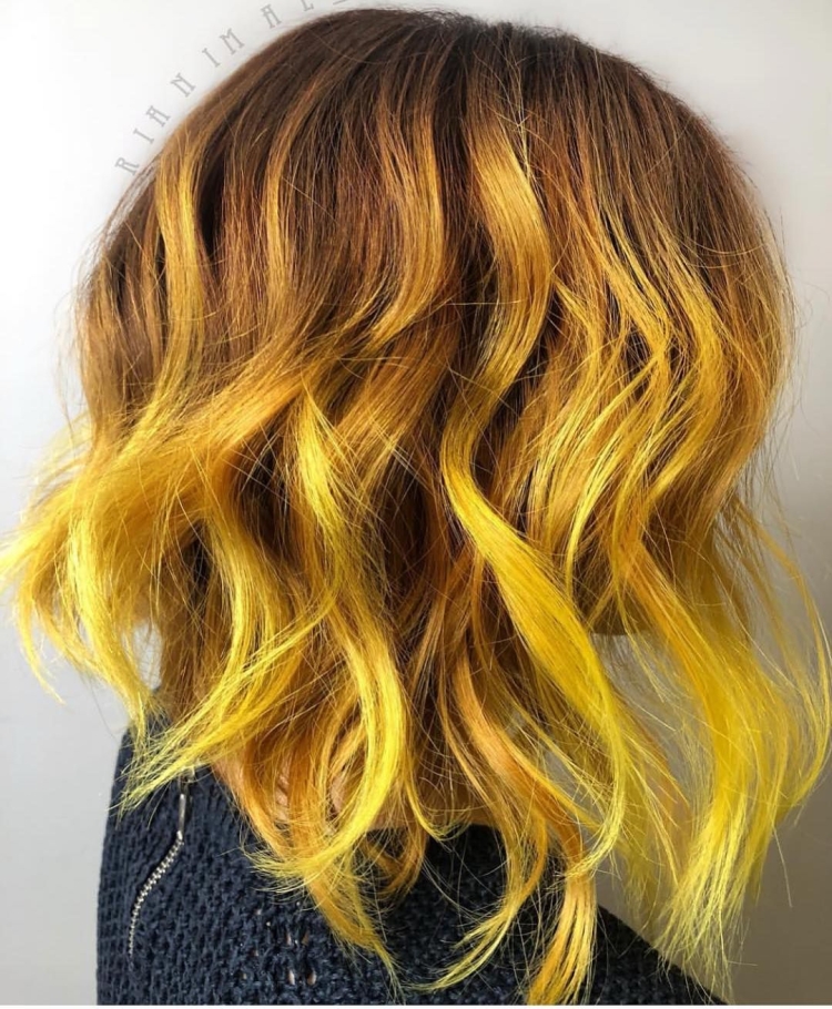 Желтые волосы