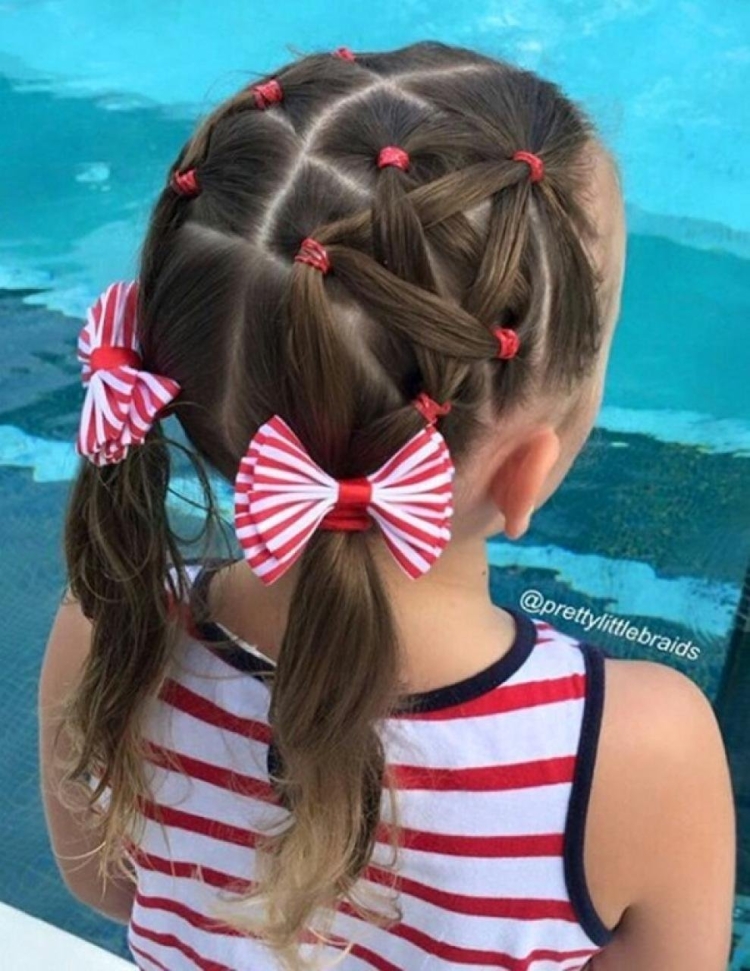 Причёски для девочек в садик