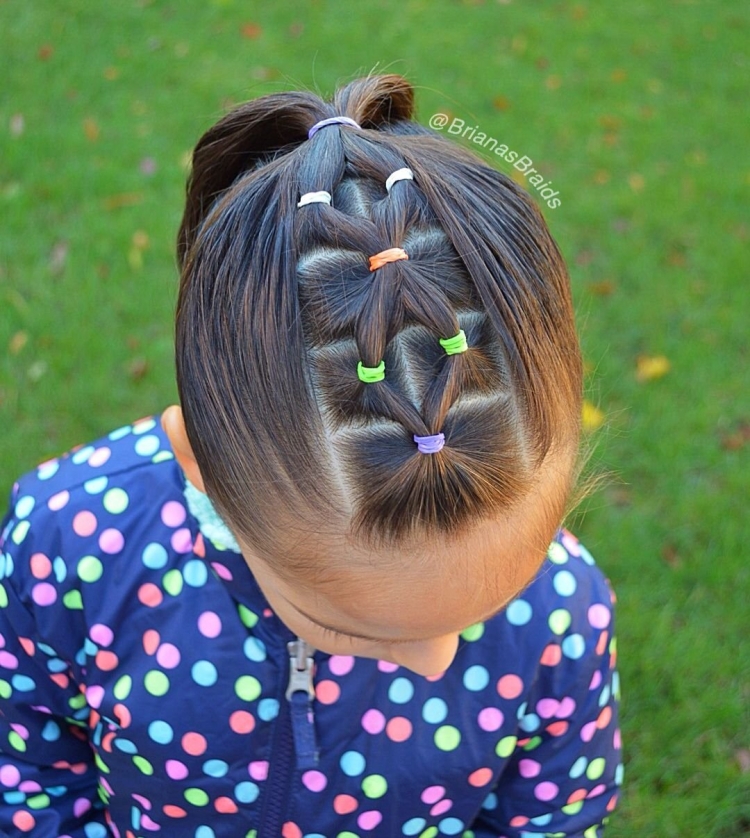 Детские прически из хвостиков