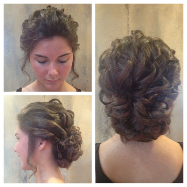 Пошаговые прически из кудрей