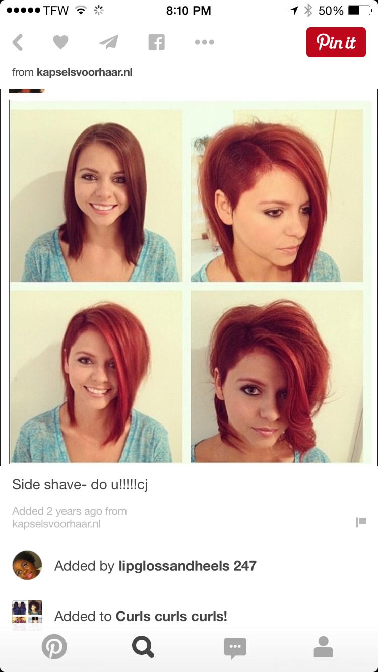 Асимметричная стрижка на средние волосы без челки