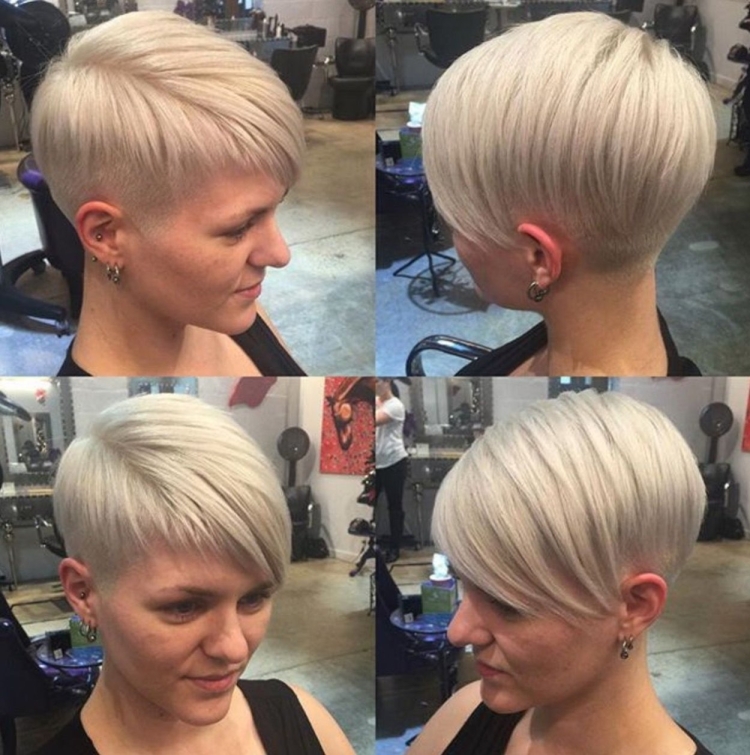 Стрижка на короткие волосы со всех сторон