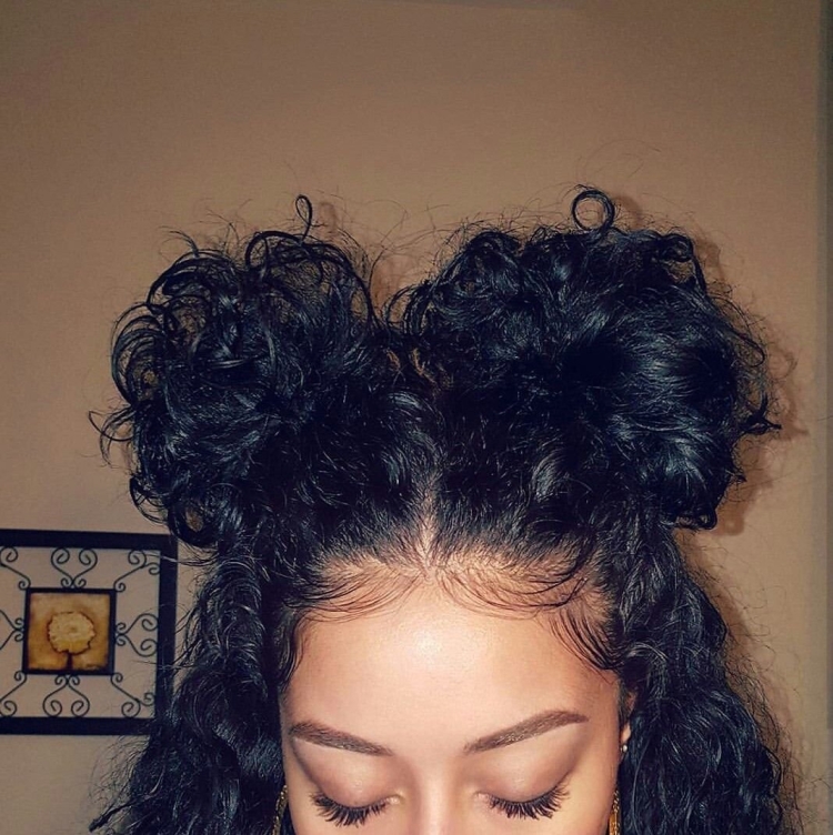 Гульки прическа для кудряшек