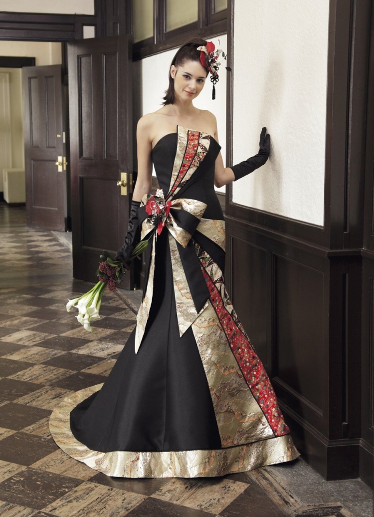 Платье в китайском стиле