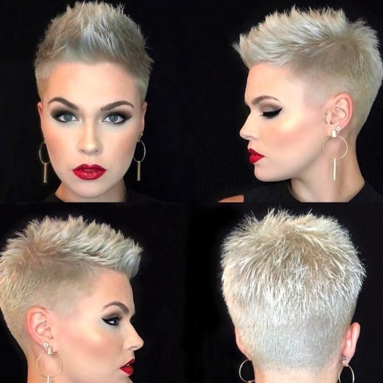 Натали Портман со стрижкой Ежик