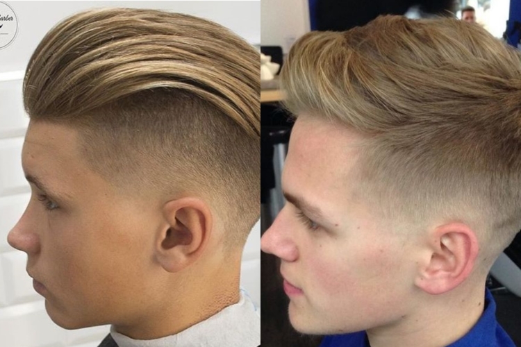 Стрижка андеркат на бок для мальчиков