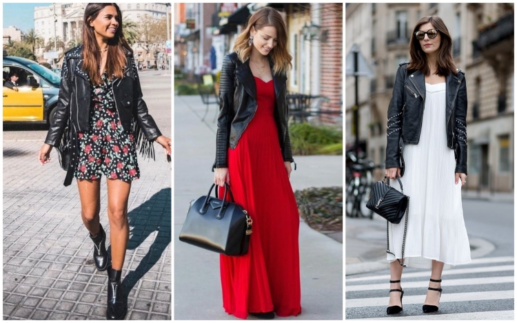 Платье с грубыми ботинками