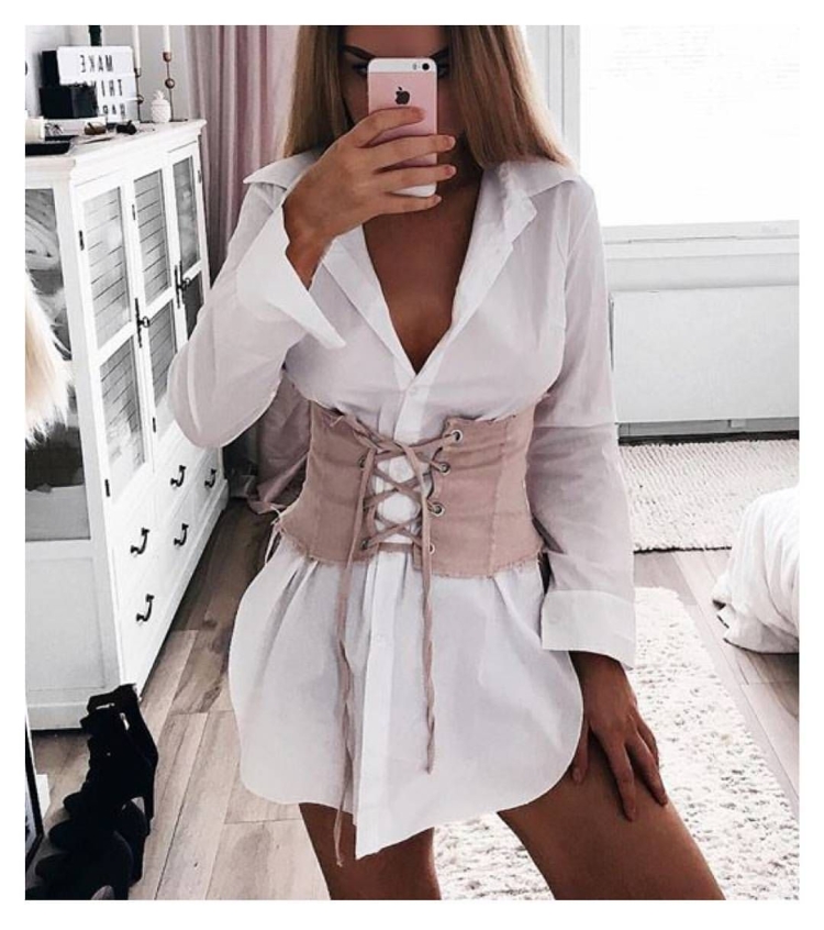 Рубашка на одно плечо