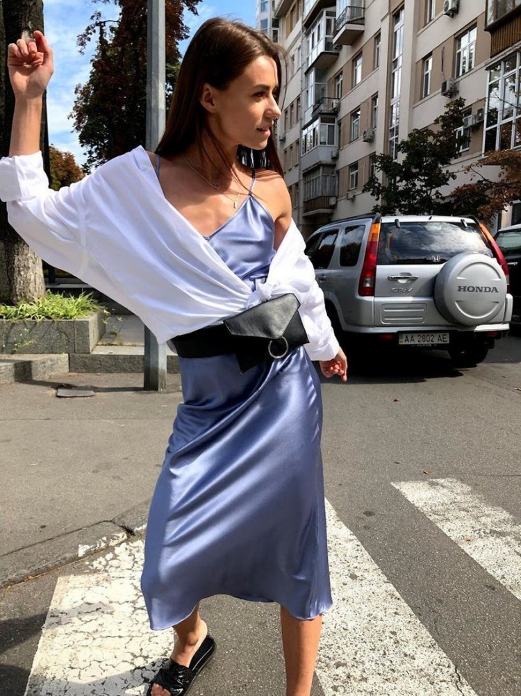 Satin Blouse Леатхер