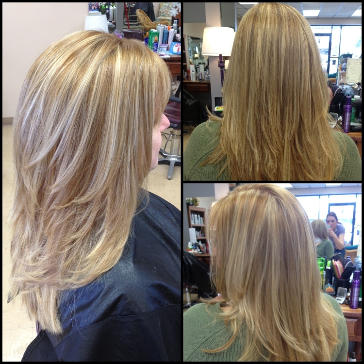 Стрижка Каскад на длинные тонкие волосы