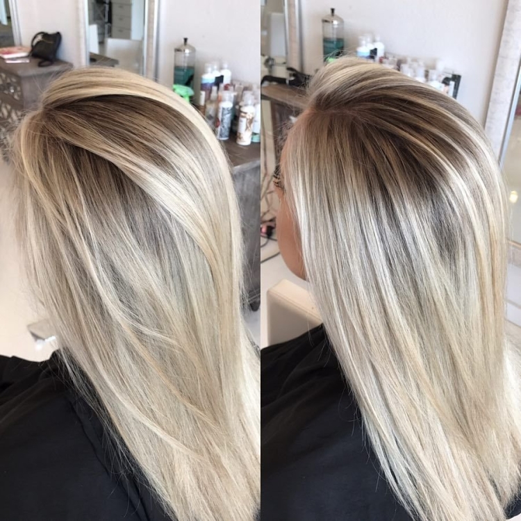 АИР тач на тотал блонд окрашивание