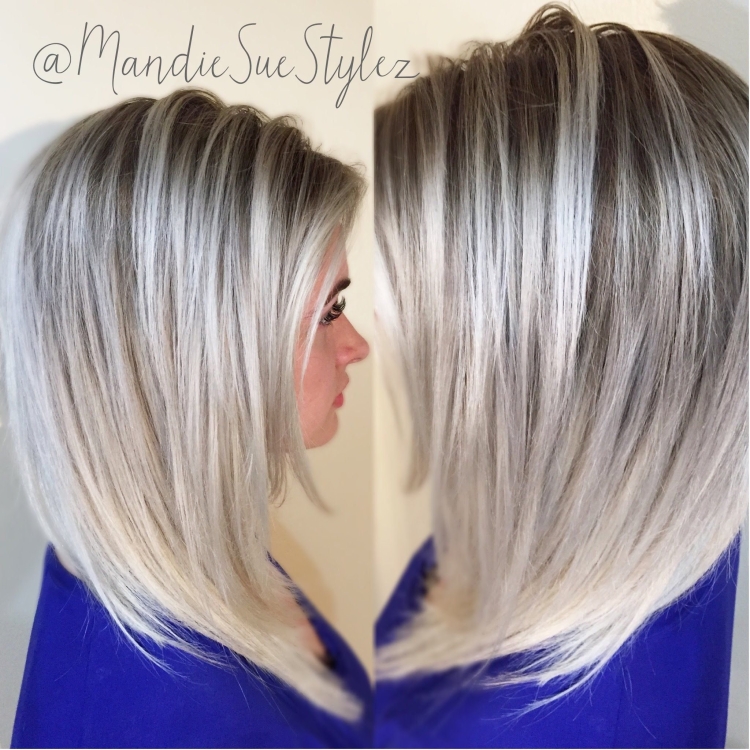 Каре на удлинение пепельный блонд