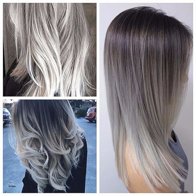 Растяжка цвета пепельный блонд