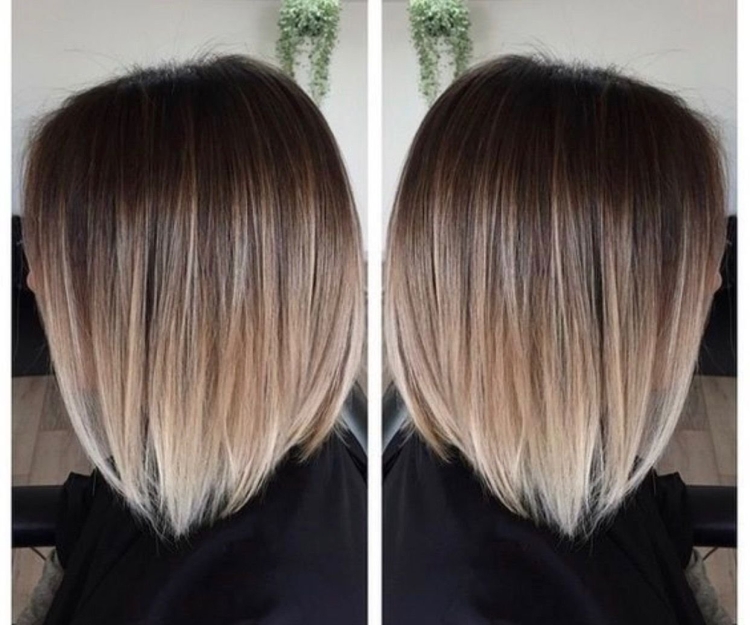 Окрашивание шатуш балаяж на каре