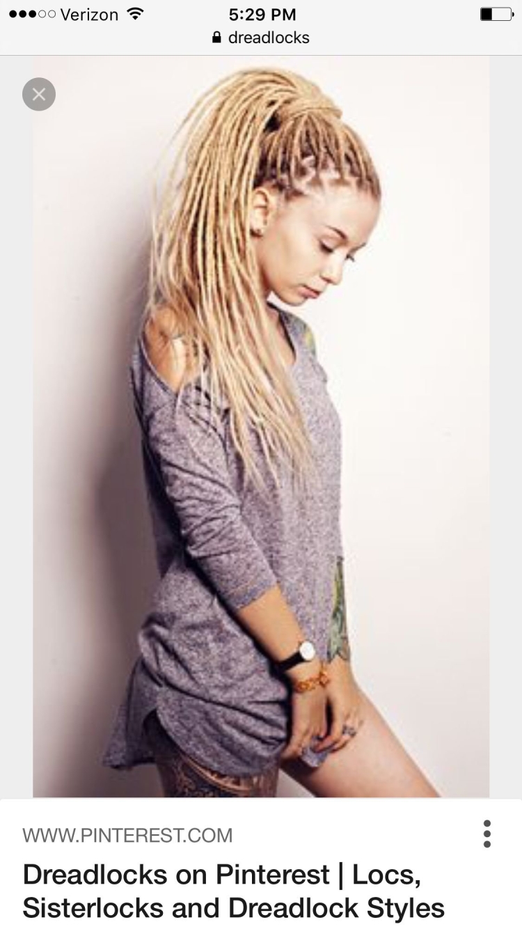 Де дреды блонд