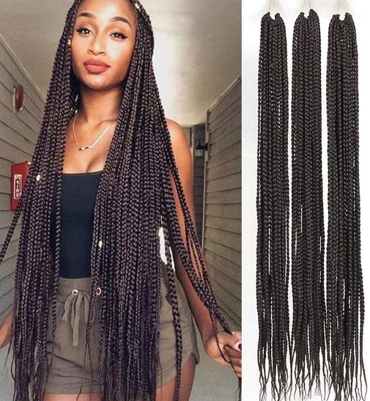 Сенегальские косы черные