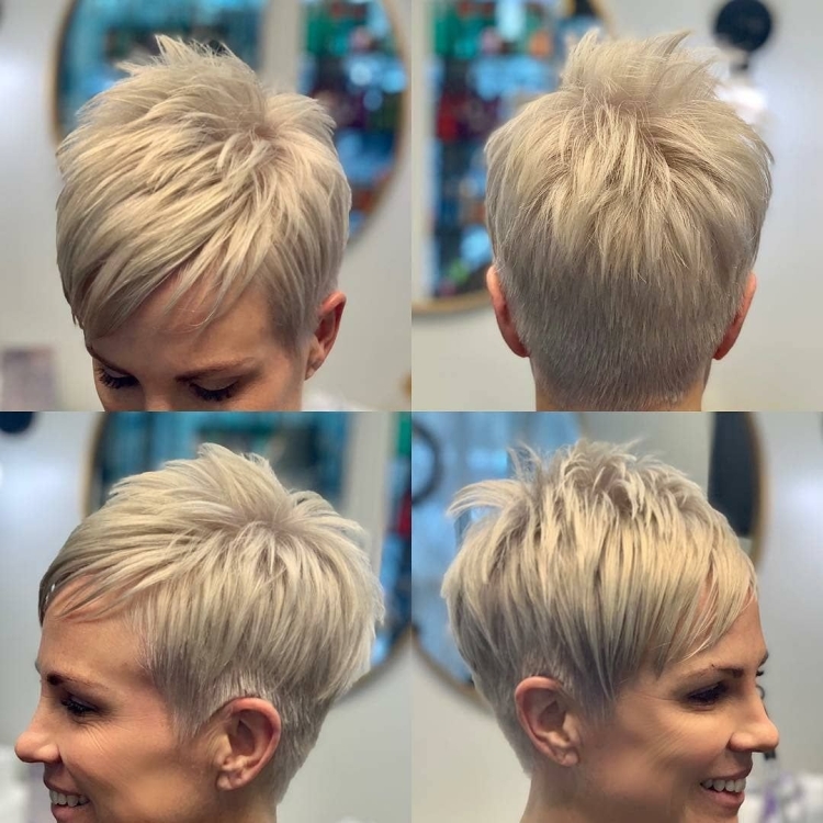 Стрижка Пикси вид со всех сторон