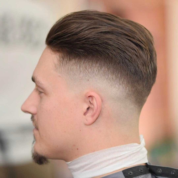 Андеркат полубокс мужская фейд