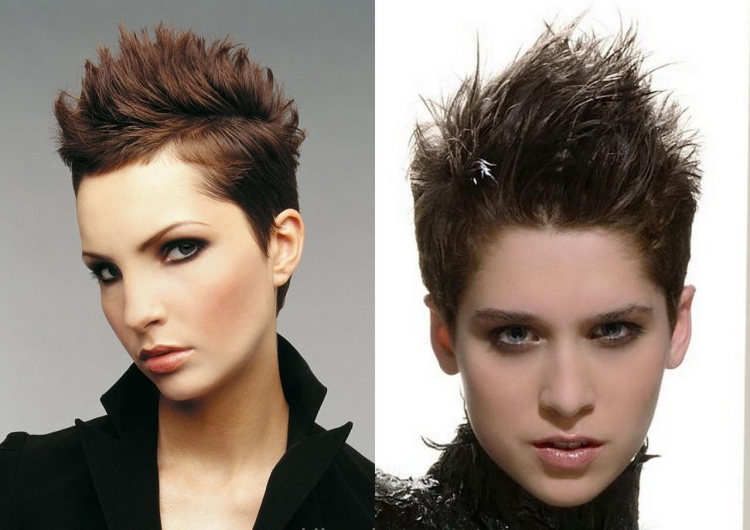 Причёска Ёжик женская