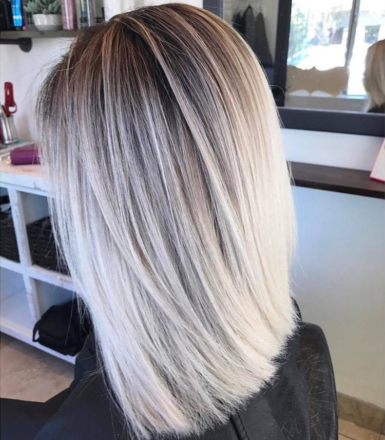 Балаяж окрашивание волос блонд