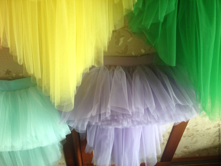 Юбка со шлейфом для девочки