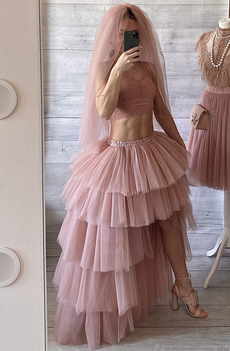 Юбка из фатина
