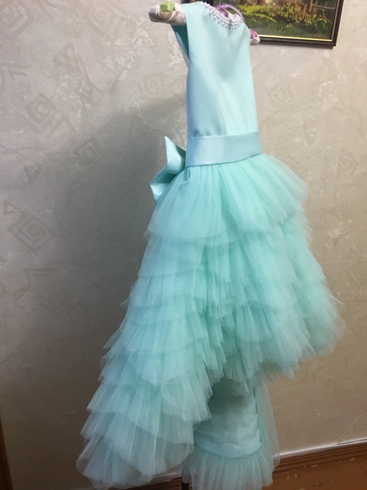 Юбка со шлейфом для девочки