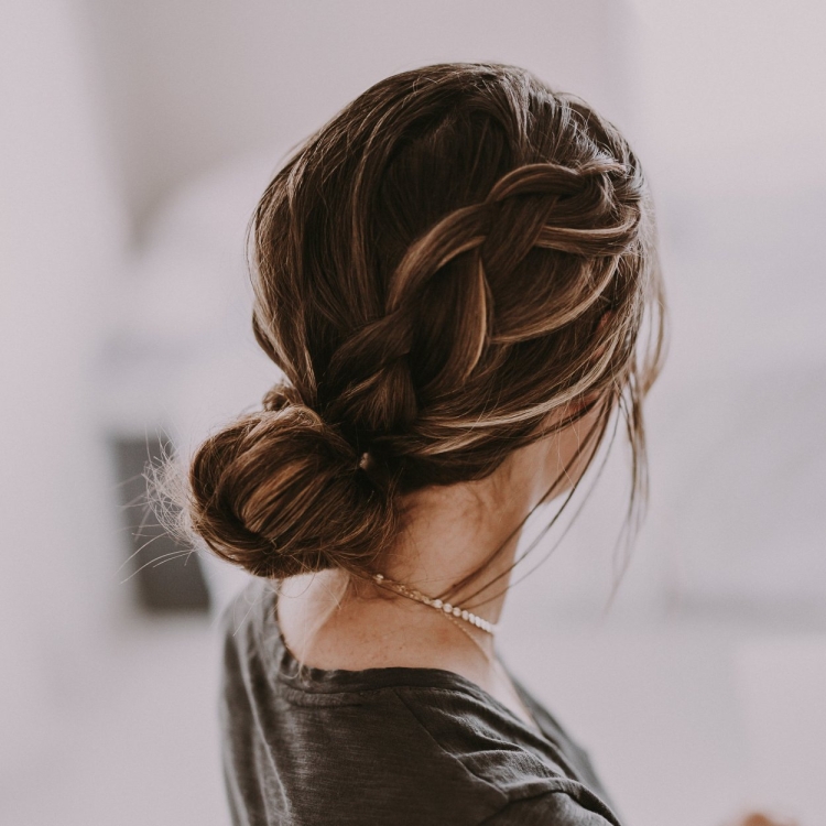 Небрежный пучок Эстетика