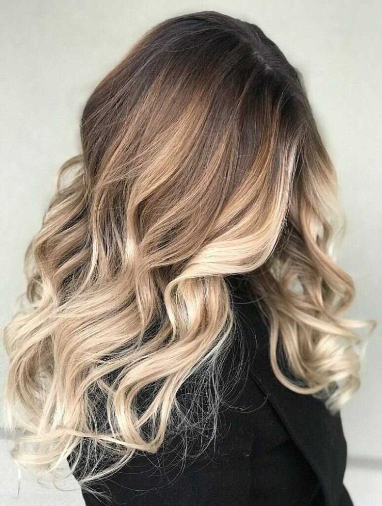 Мелирование омбре шатуш