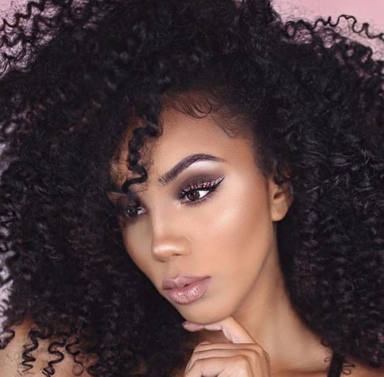 Афро кудри с челкой