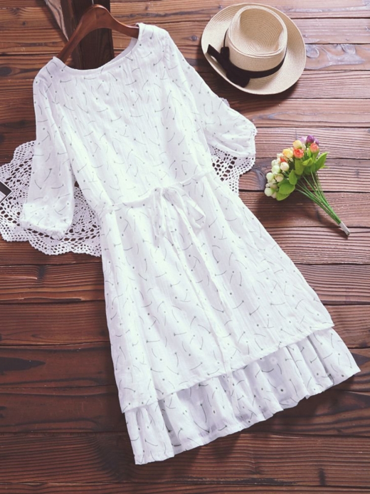 Летнее хлопковое платье