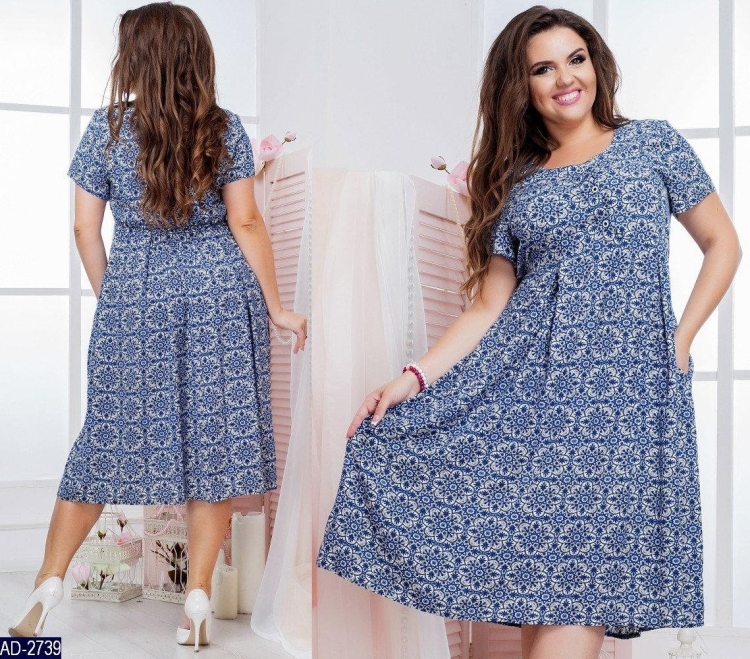 Платье из штапеля