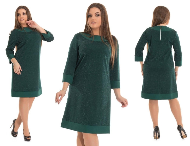 Платья трапеция для полных женщин