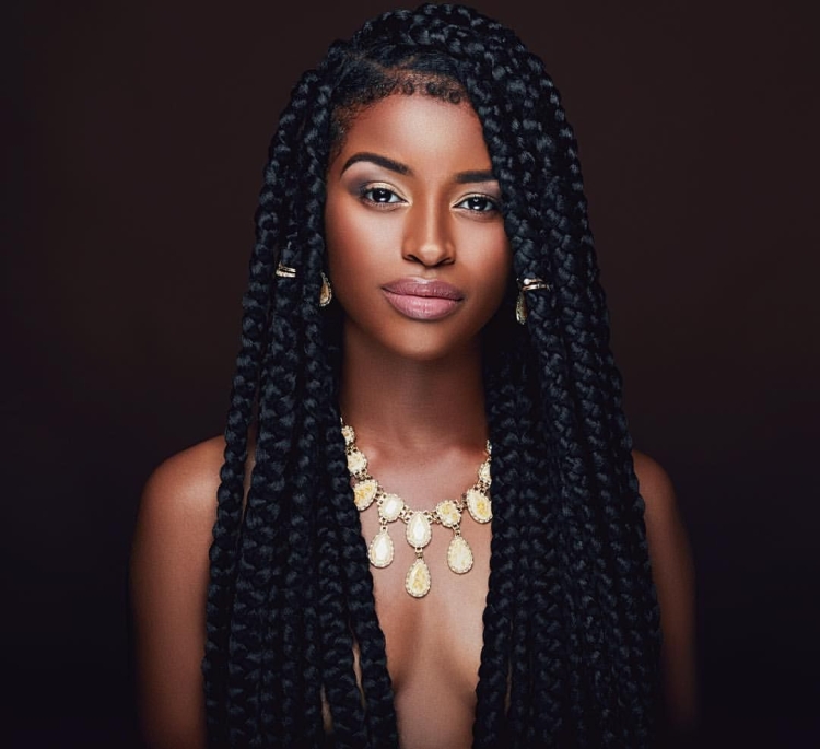 Длинные африканские волосы