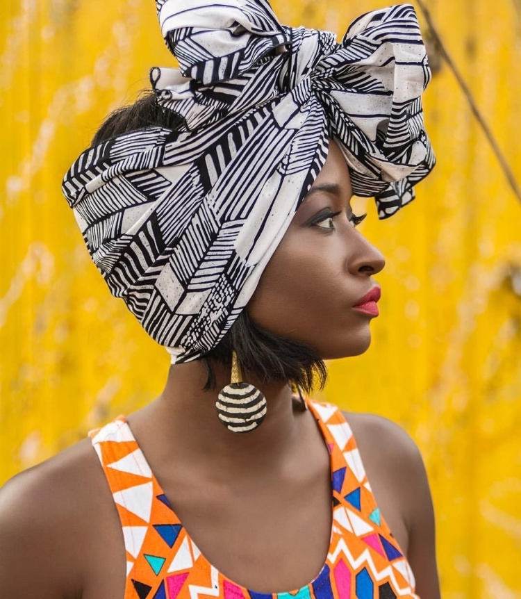 Африканский платок на голову