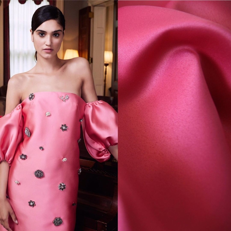 Платье из креп сатина