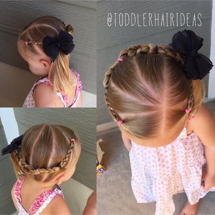 Причёски для девочек в садик на каждый день