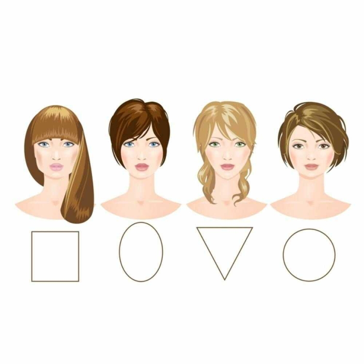 Подбор прически по форме лица