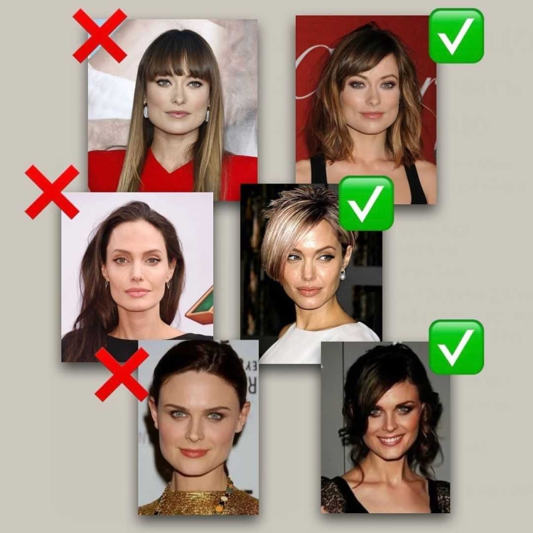 Стрижки по типу лица