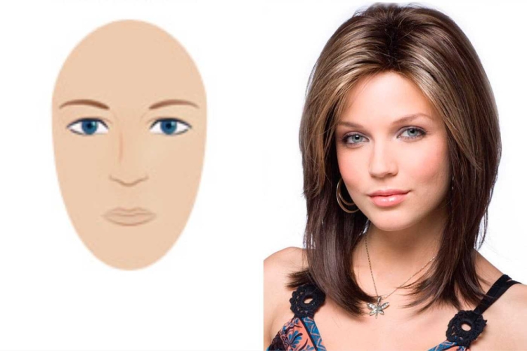 Стрижки для овальной формы лица