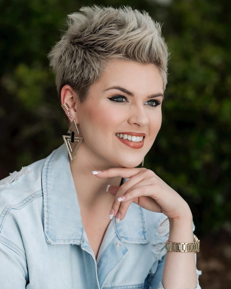 Стрижка Ёжик женская на короткие