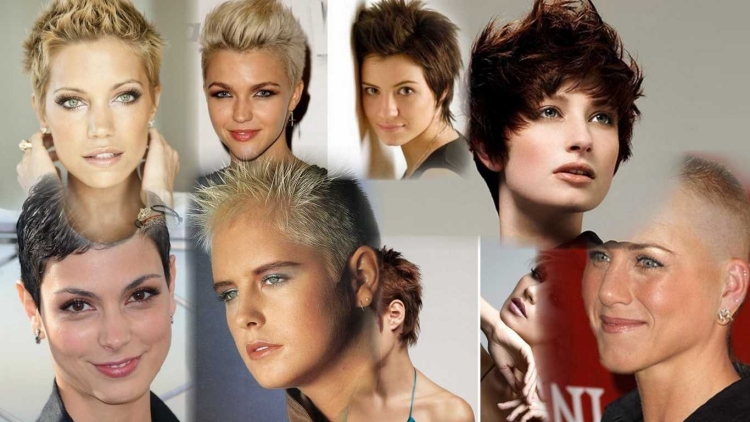 Стрижка Ёжик женская