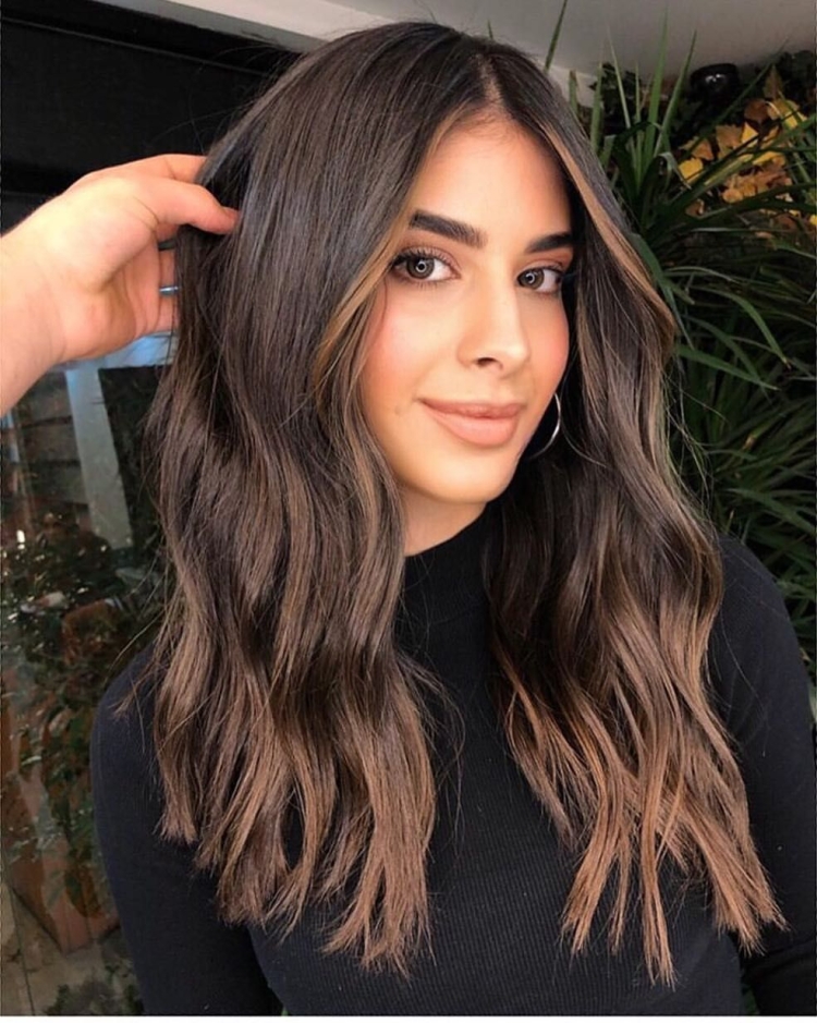 Окрашивание для брюнеток