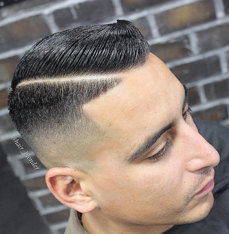 Модные стрижки мужские с полосками