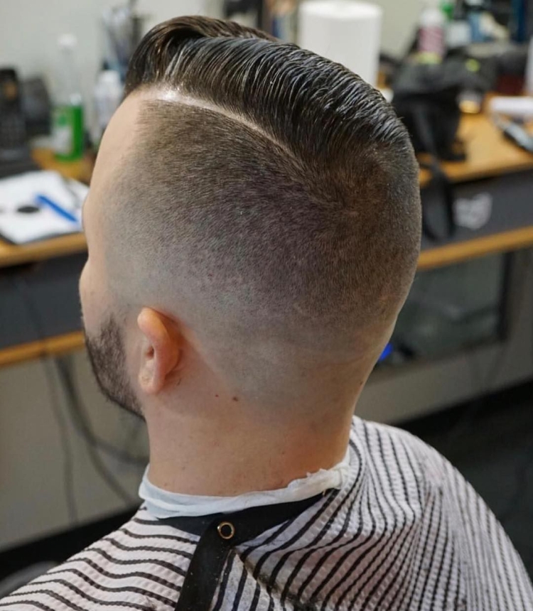 Мужские прически с полосками