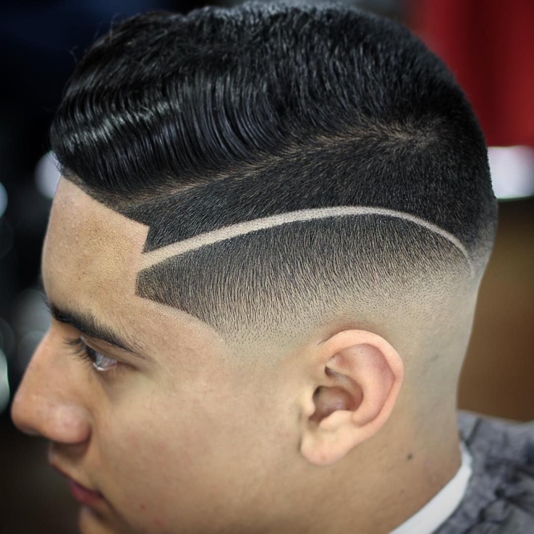 Хаир тату полоски