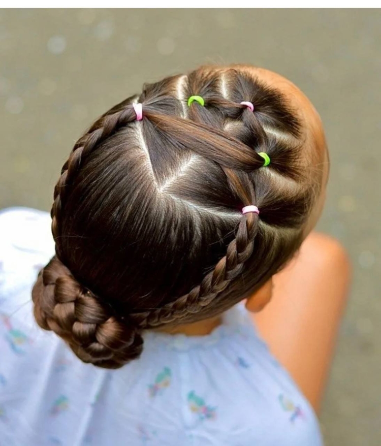 Причёски с маленькими резинками