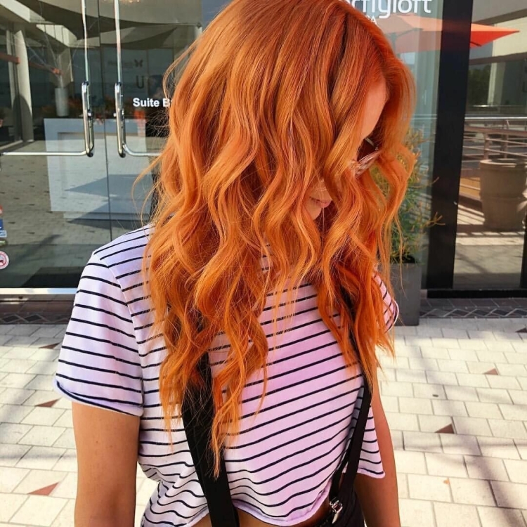 Оранжевые волосы