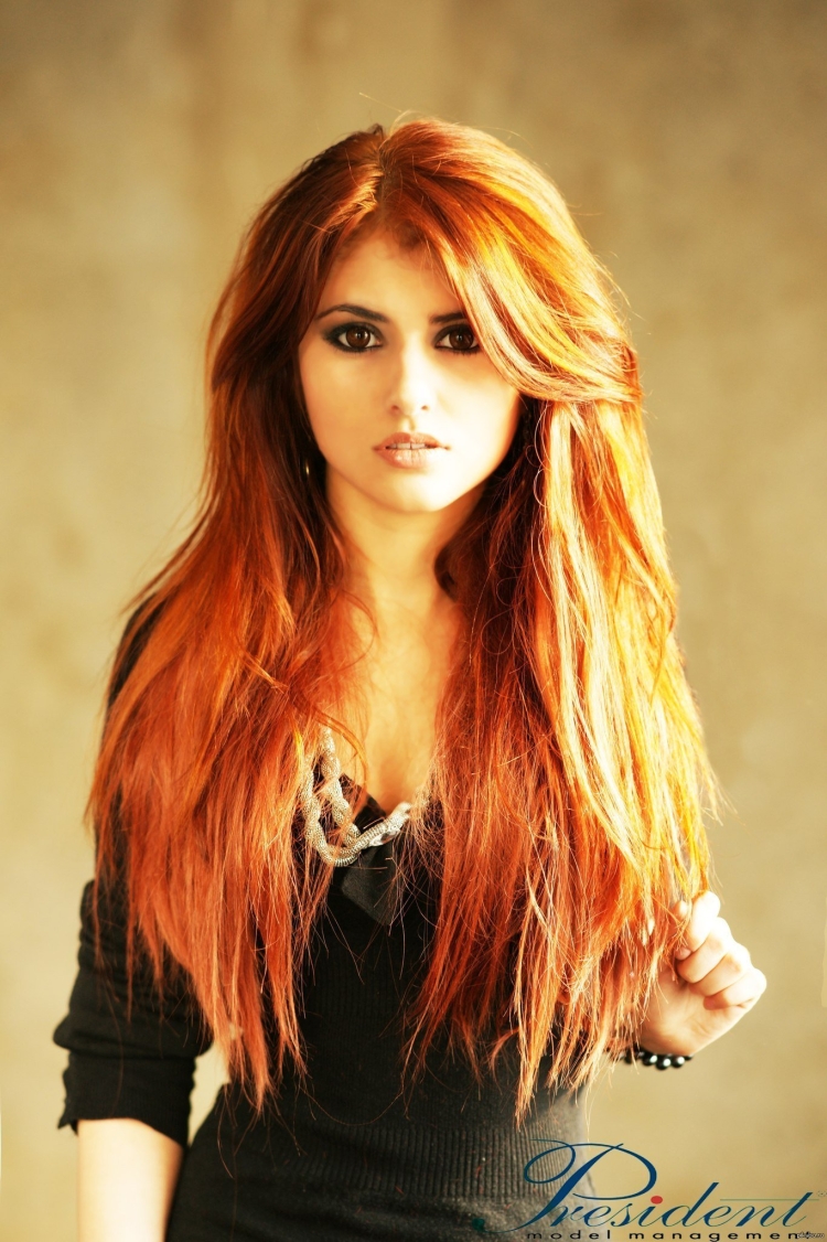 Нина Бернс рыжие волосы